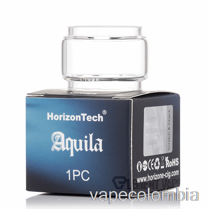 Kit Vape Completo Horizonte Tech Aquila Vidrio De Repuesto 5ml Vidrio Burbuja